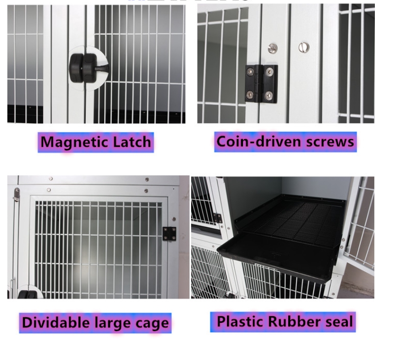 Several rooms 3 layer Dog Cage Manufacturers Large Pet dog Breeding Cage
