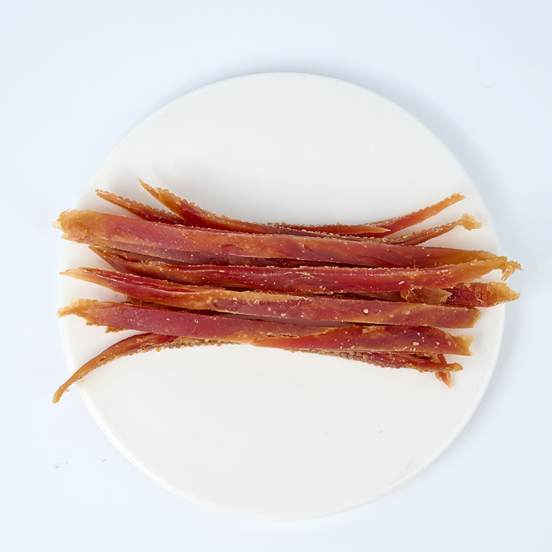 Competitive Price Crispy Savory Pet Meat Snacks Delivering Delicious Duck Jerky