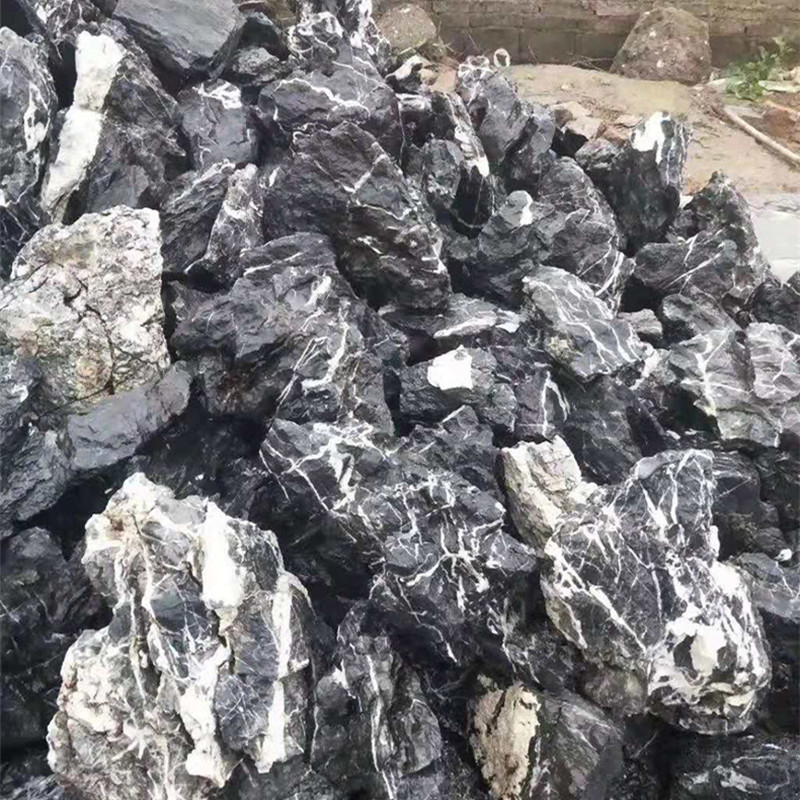 Natural Landscape Decoration Blue Dragon Stone Aquarium Natural Stone Lightning Stone