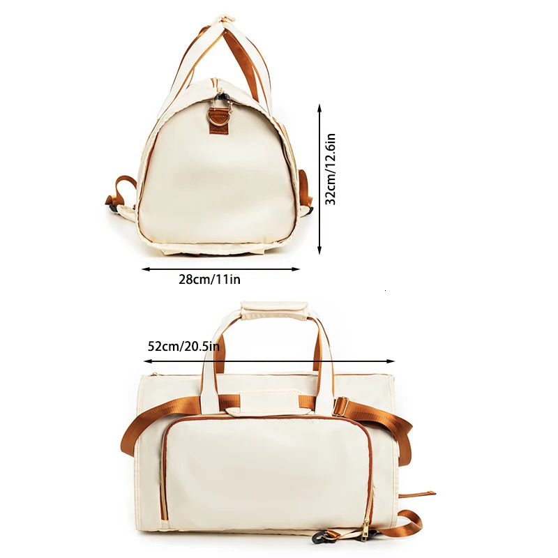 Multifunction Suit Storage Travel Bag Large Capacity Luggage Handbag Male Waterproof Travel Duffel Bag Shoes Pocket 241114