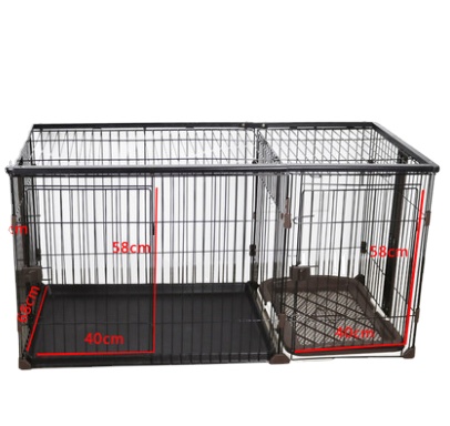 Dog cage dog kennel with toilet separation Teddy Bomei small and medium sized dog pet indoor fence fence isolation door