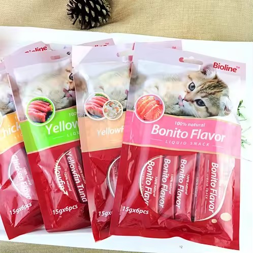 Healthy and delicious snacks for cat