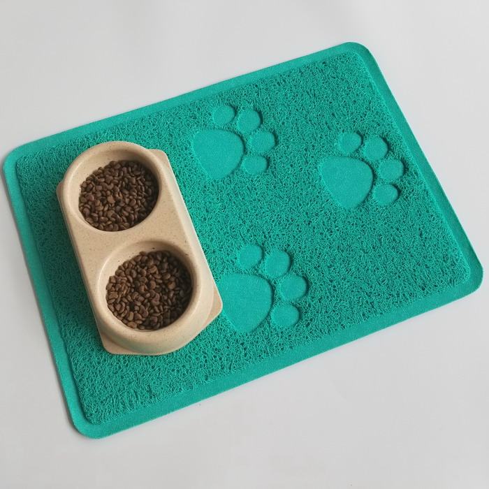 pvc cat litter trapper mat pet feeding mat plastic pet mat