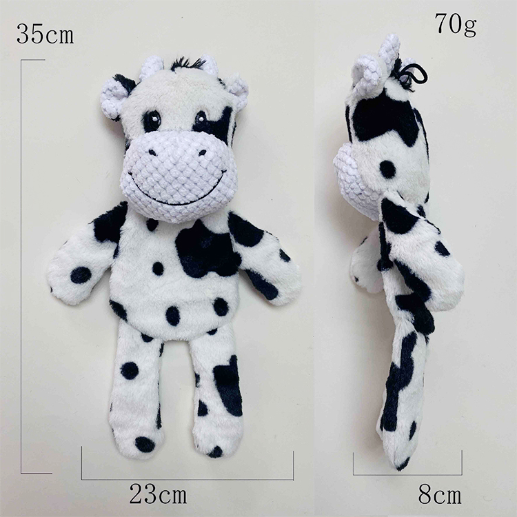 The simulated animal is super durable and tough no stuffing sound paper squeak plush pet dog toy dog chewing