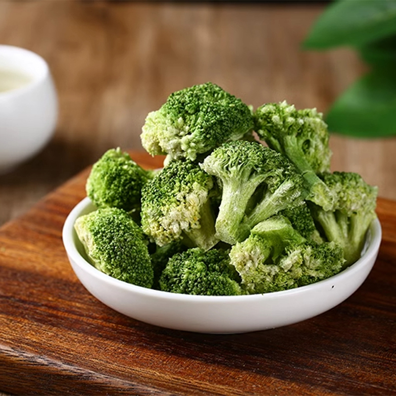 Wholesale freeze-dried dog treats Dog food Freeze dried broccoli Freeze-dried vegetables pet treats dog snacks