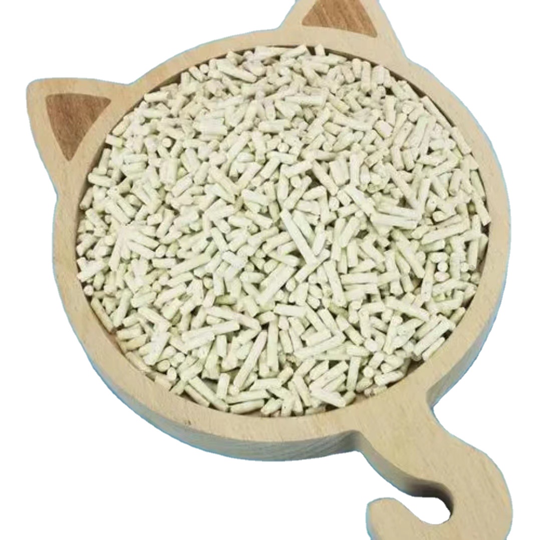 Factory Wholesale Eco friendly Tofo Cat Litter easy scoop quickly clumping highly water absorbed Cat Sand Litter bulk