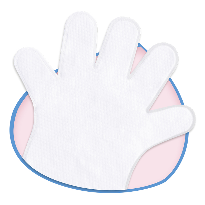 Biodegradable pet disposable gloves clean and soothe pet hair without washing