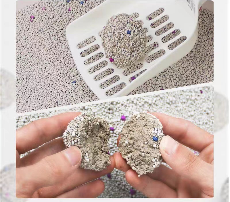 factory cheap price strong odor control instant clumping low tracking customized scent bentonite cat litter