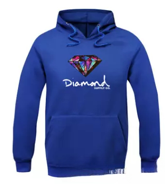 Diamond supply co men hoodie women street fleece warm sweatshirt winter autumn fashion hip hop pullover