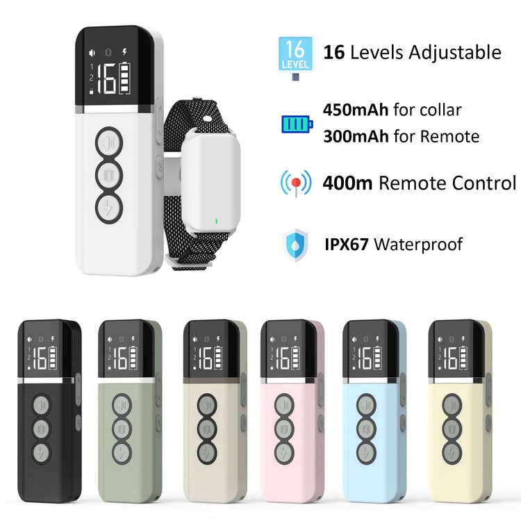 New Product Ideas 2022 Dog Training Equipment Magnetic Charging Remote Electric Dog Training Collars for 2 Dogs