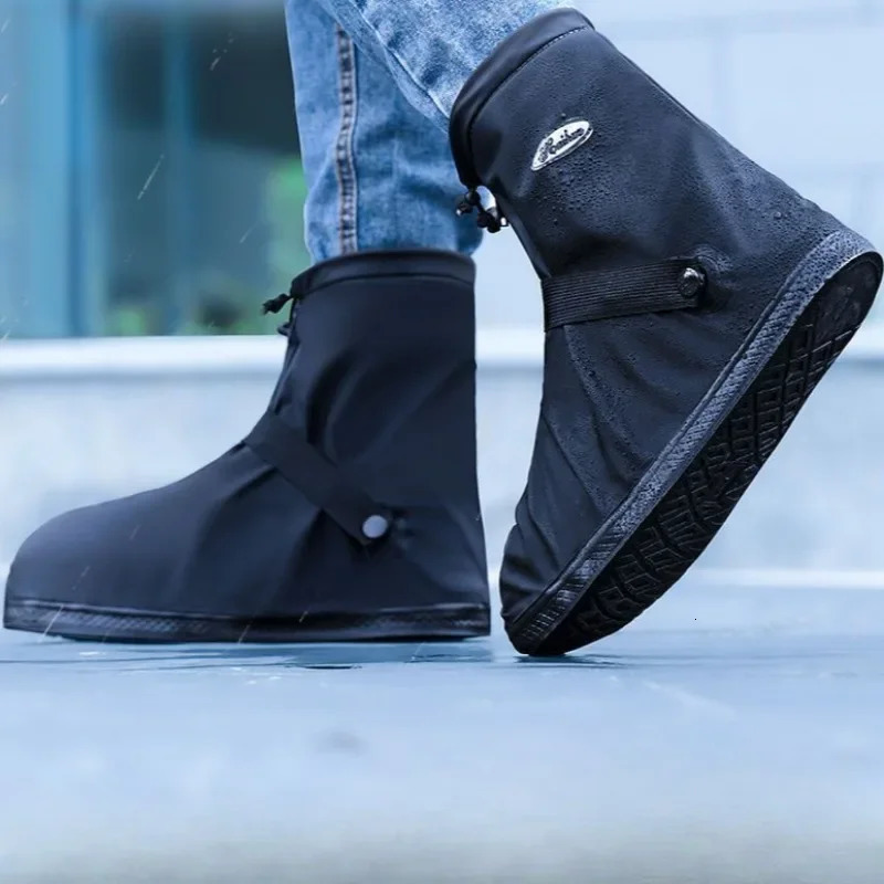 Mens shoes chefs footstool lightweight Galoshes cooking low mens rain boots motorcycle short cover comfortable work 241126