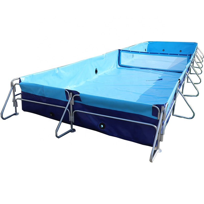 Custom PVC fish farming tanks aquaculture large fish ponds shrimp ponds