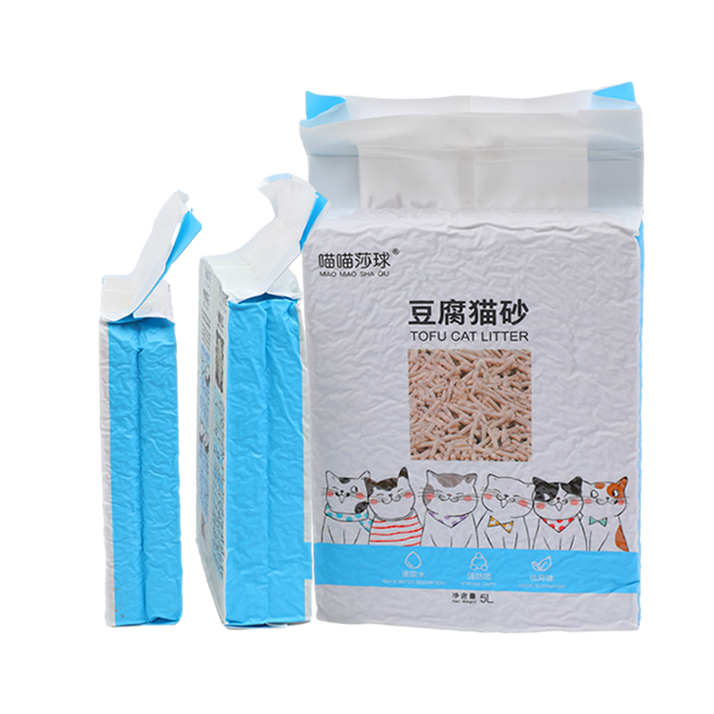 manufacturer wholesale 6L plant degradable kitten cat litter tofu cat toilet litter cat sand