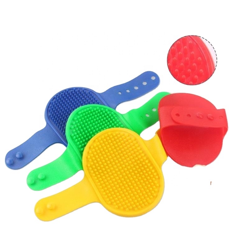 OF New Design Pet Grooming Palm Brush Hair Fur Grooming Massaging Brush For Dog