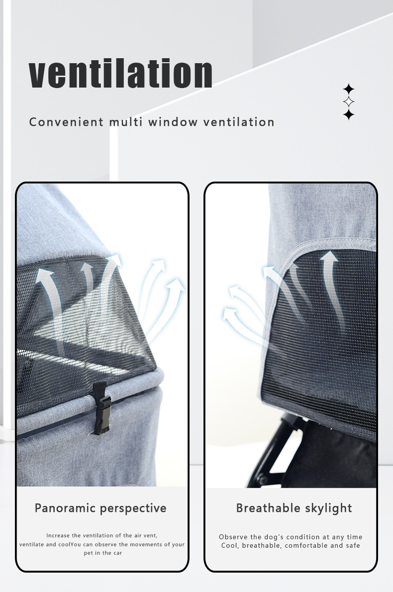 Cheap 4 wheel small pet stroller for cat/pet fold travel stroller small dog for pet travel /wholesale dog stroller pet carrier
