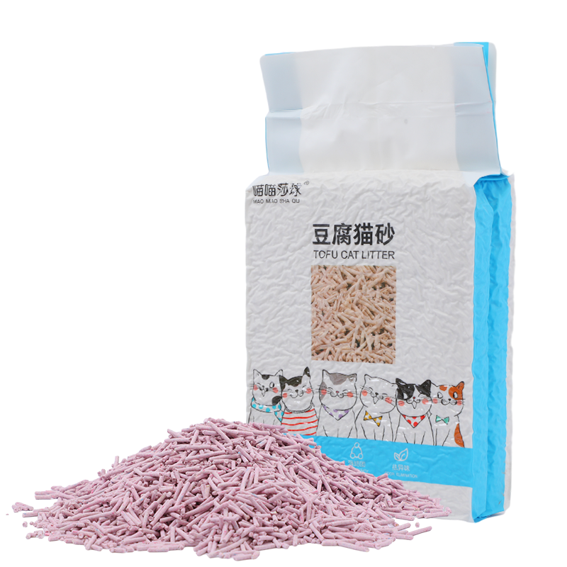 natural cassava arena para gatos kitten toilet sand tofu cat litter self-cleaning cat litter