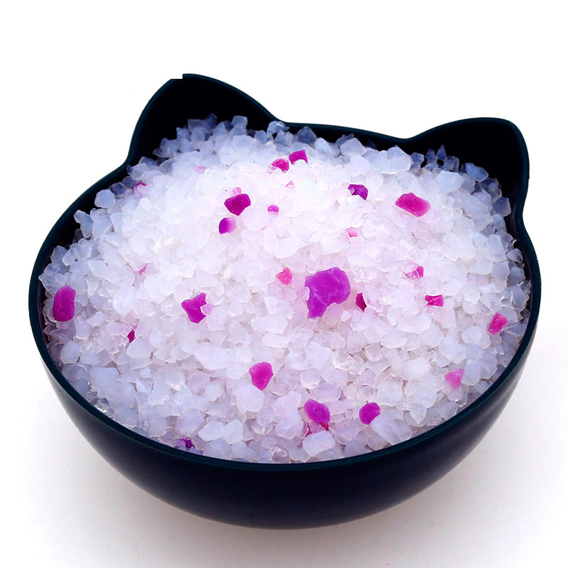 No dust OEM/ODM Wholesale Factory Directly Supply high quality Silica Gel Sand Filler Clean Blue Crystal Silicone Cat Litter
