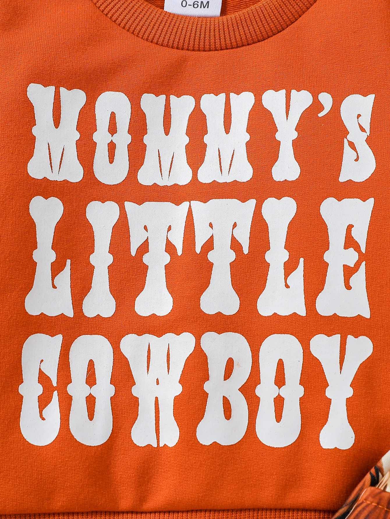 Clothing Sets Baby boy autumn english letters printing long-sleeved Sweatshirt Top trousers With modern stylish Clothing Set H241126
