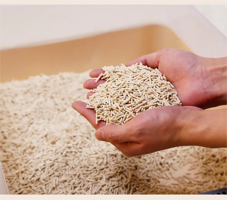 Wholesale Secure Colorful Corn Food-grade Material Dust Free Natural Health Cleaning Poop Tool Tofu Cat Litter Sand