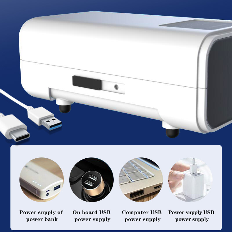 High quality white portable fish tank rechargeable waterproof air pump fish aquarium mini air pump
