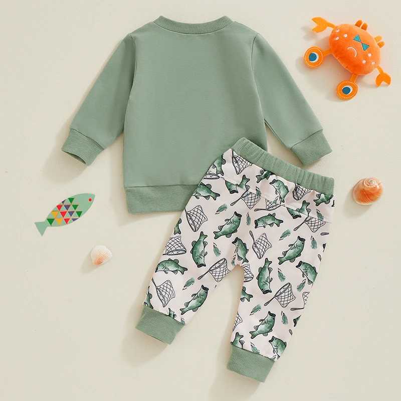 Clothing Sets Baby Girl 2Pcs Winter Outfits Long Sleeve Floral Print Hoodie Leggings Set Infant Clothing for Cold Weather H241126