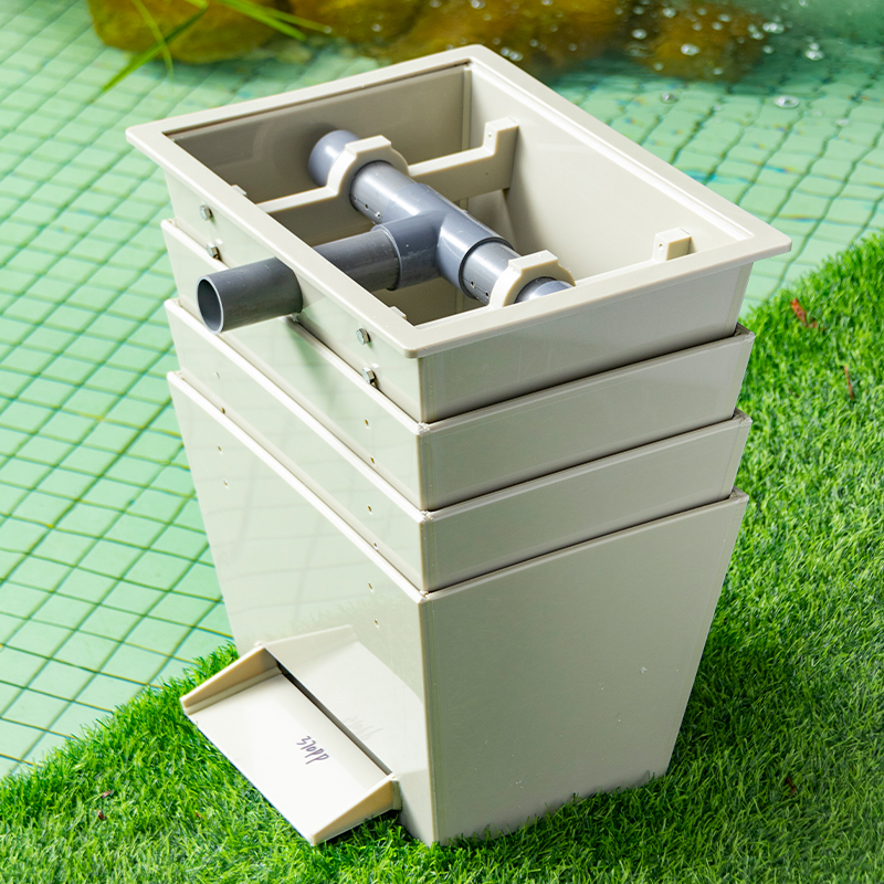 QihangRAS fish pond bakki shower trickle filter aquarium fish tank waterwall filter wholesale bakki shower filter for koi pond
