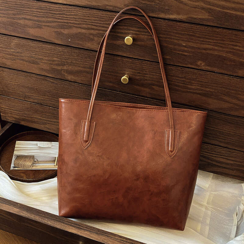 High end large capacity women, 2024 autumn and winter new fashion commuting tote bag, versatile shoulder bag for women