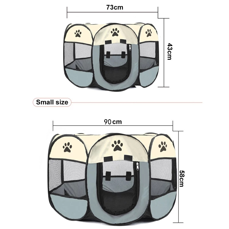 Outdoor Portable Folding Octagonal Pet Tent Big Dog House