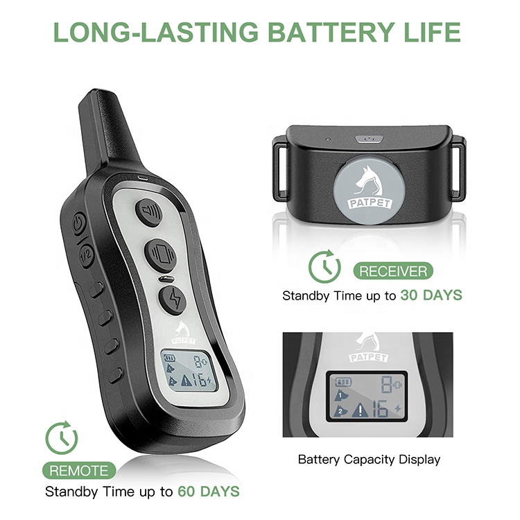Hot Sale Dog Shock Pet Electric Training Collar With Remote Control Waterproof Anti Bark Shock Dog Collars For Dog