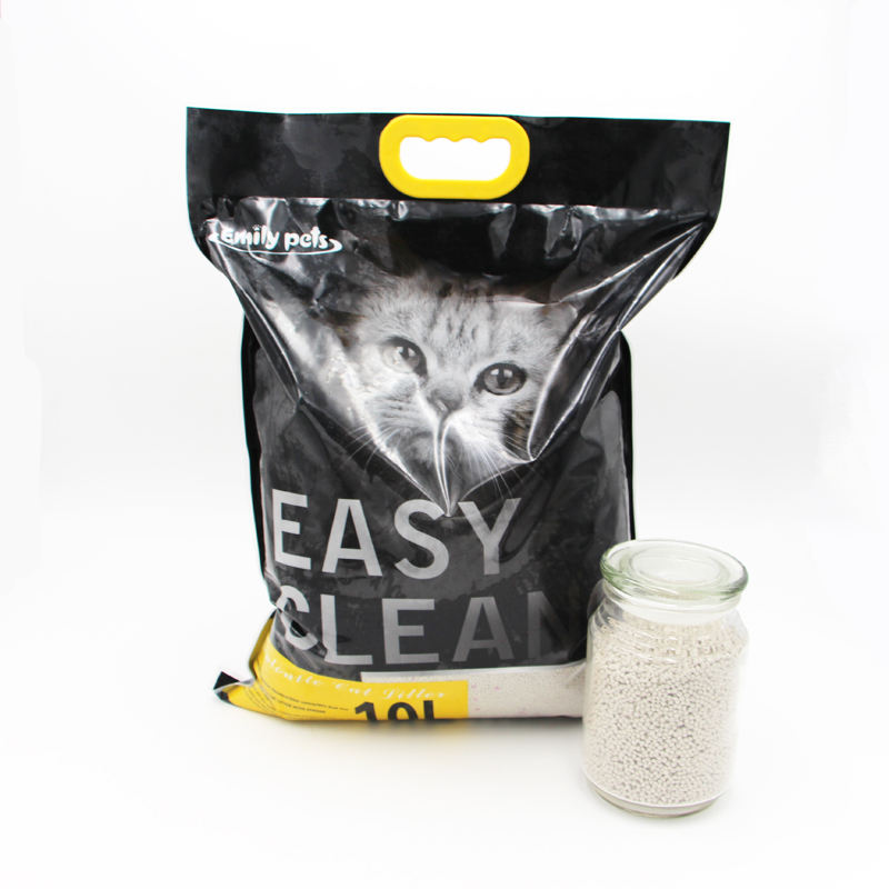 China Emily pets Factory produce brand wholesale Bentonite lemon cat litter