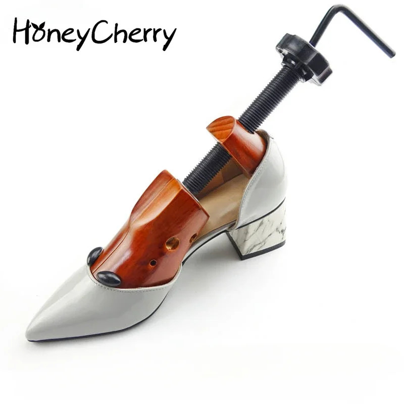 1 loose shoe extender brown solid wood shoe sandal 241126