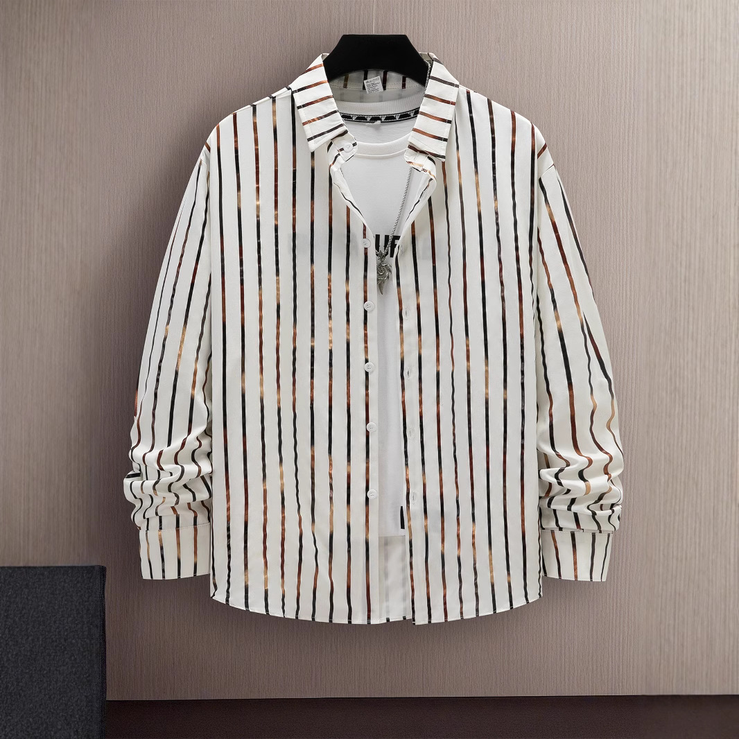 High Quality Men's Business Formal Dress shirt for Men Male Formal Office Dress Button Up Shirt Men Clothes Designer Blouse Long Sleeve Camisas P