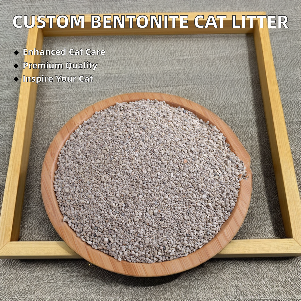 100% Raw Ore Bentonite Cat Litter OEM Customizable Irregular Shape Premium Cat Waste Management Product