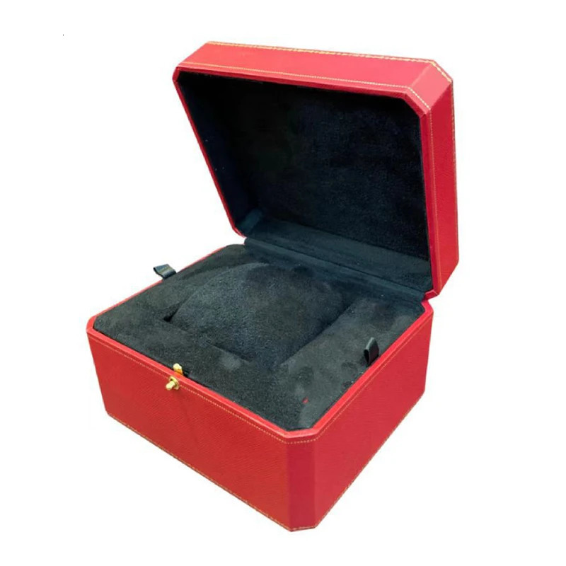 Red Watch Jewelry Packaging Box 1-Slot Watch Bracelet Storage Box Flip up Mens Mechanical Watch Organizer Box 241125