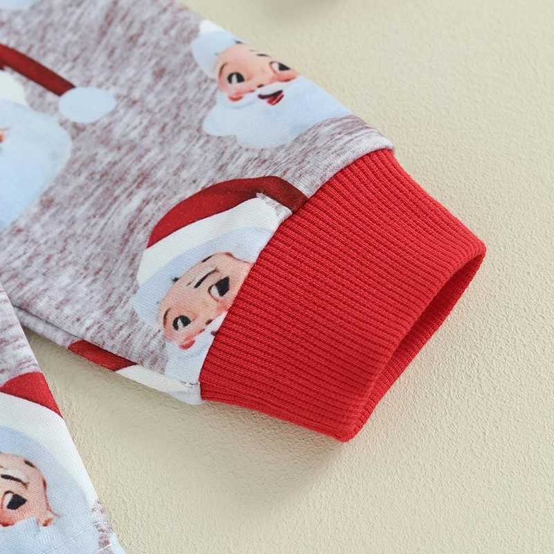 Clothing Sets Baby Girl 2Pcs Christmas Clothes Set Reindeer Print Long Sleeve Crewneck Sweatshirt Tops Pants Winter Outfits for Infants H241126