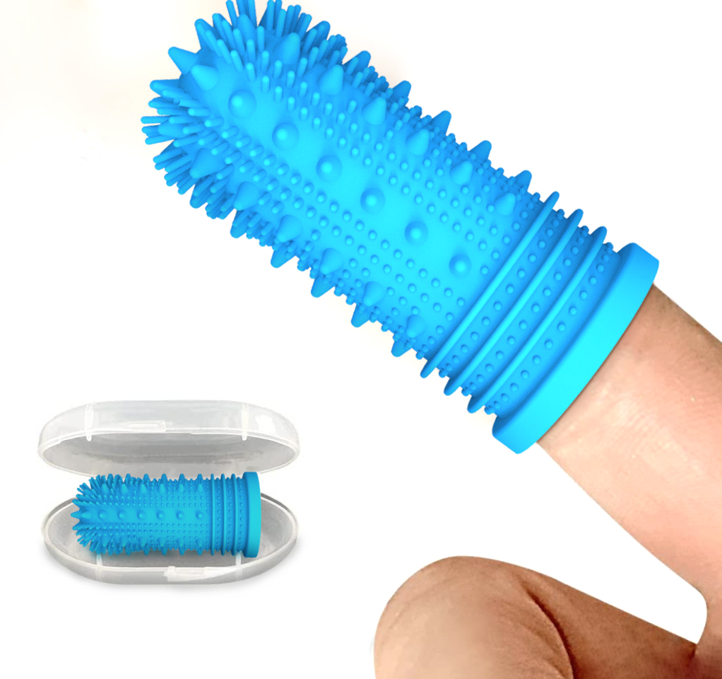 New Pet Finger Brush Silicone Dog Toothbrush Teeth Cleaning Tool Bad Breath Care Non-toxic Puppy Dog Brush Pet Supplies