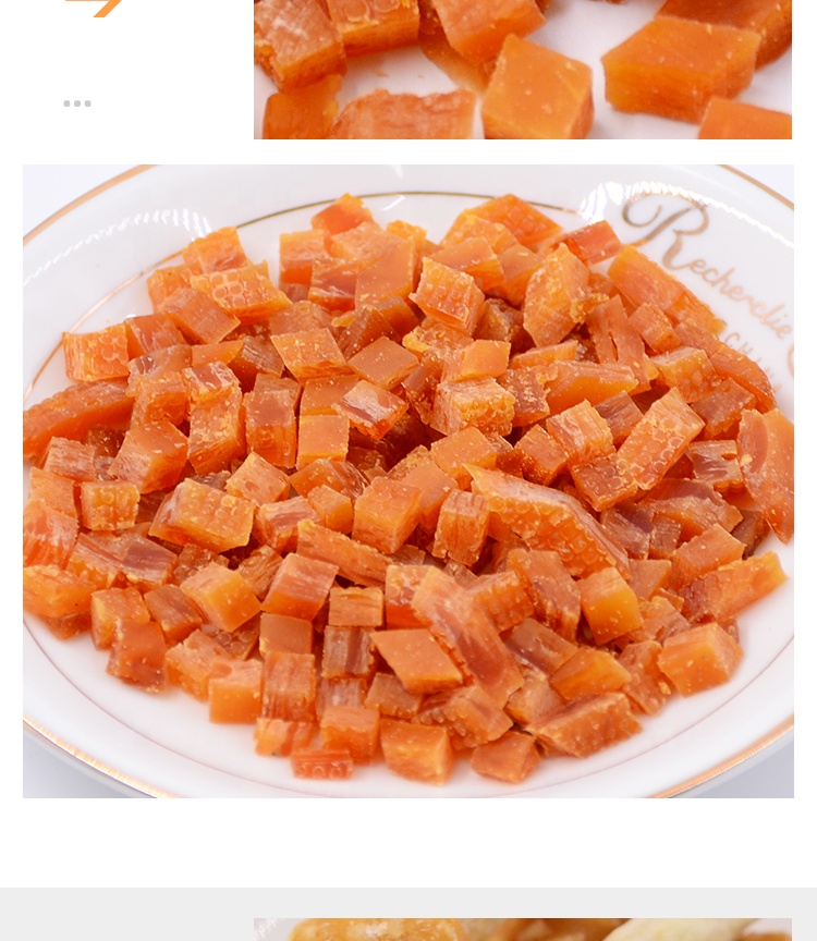 High quality dog food dog snacks for cats natural dog treats dried chicken dice treats from china