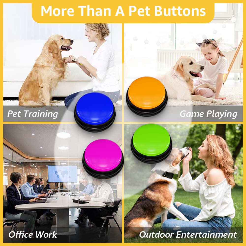 Wholesale Market Recording 30s Useful Dog Pets Talking Training Button for Communication