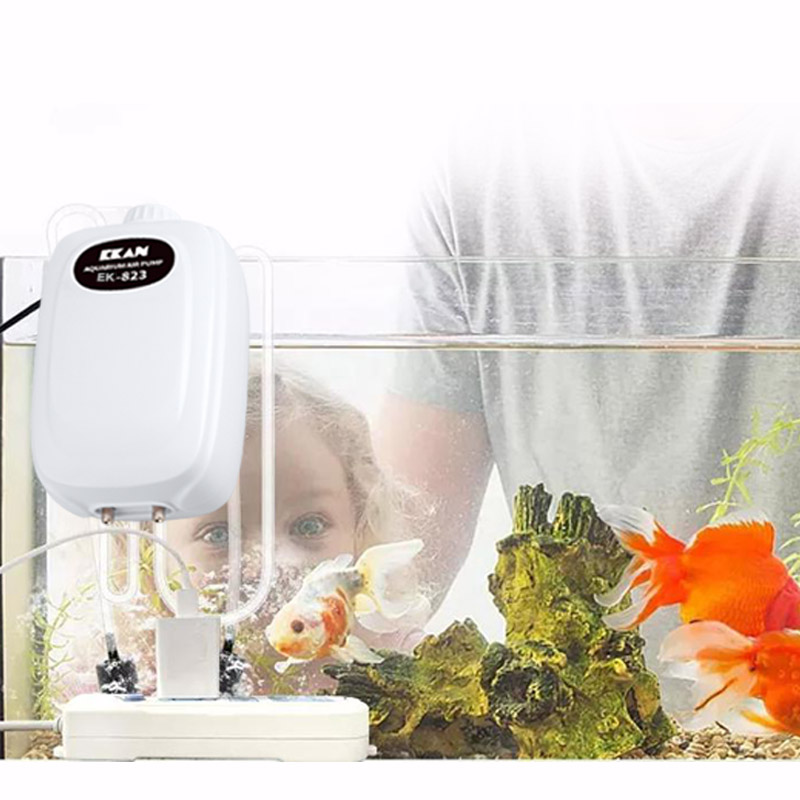 Best seller white mini fish wholesale silent fish tank aquarium air pump for aquariums