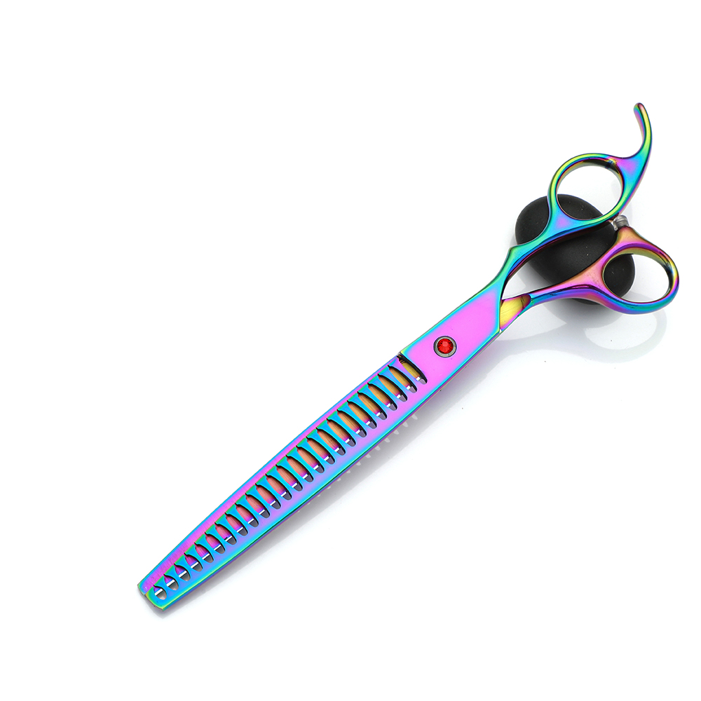 Professional 8-Inch Stainless Steel Pet Grooming Scissors Japan 440C Steel for Cutting Fish Bone Beautiful Purpose