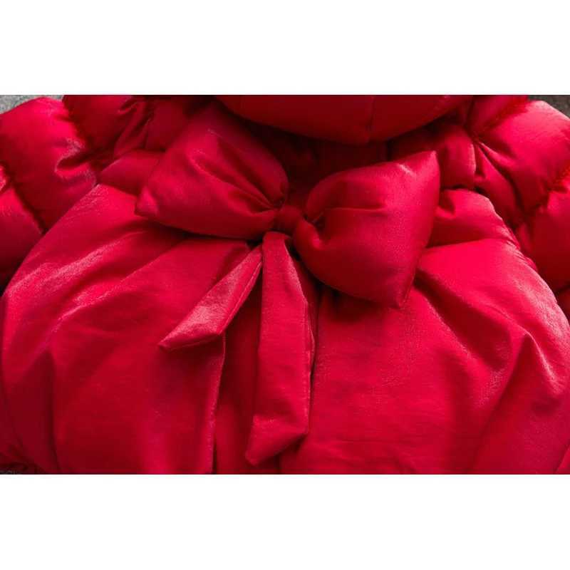 Down Coat 0-4 Years Baby Girls Jacket Christmas Little Princess Coats For Girls Winter Warm Hooded Outwear Children Clothing Birthday Gift H241123