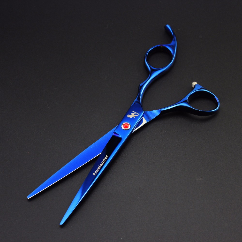 Pet Scissors 7" Cutting Curved Pet Grooming Scissors Professional Shears Salon Barber Using Dogs & Cats