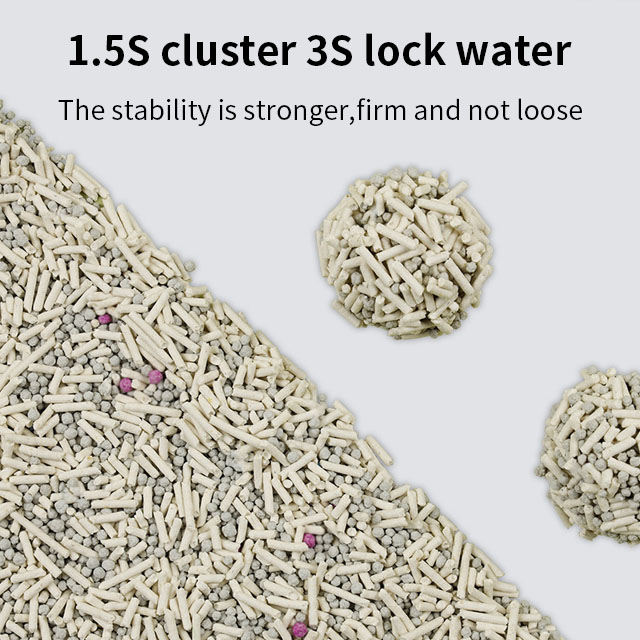 2-3mm Striped Cat Litter Tofu Mix Quickly Clumping Machine Making Tofu Cat Litter