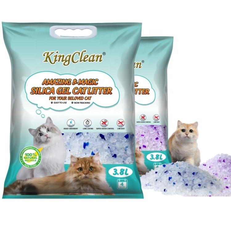 eco-friendly Perfume Bulk Silica Gel cat litter pet safe premium silica gel cat litter crystal