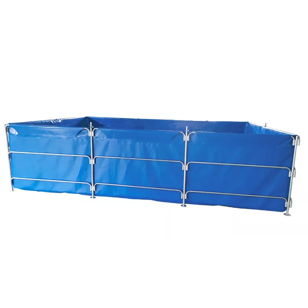 China Export Fish Ponds For Fish Farming Plastic Tarpaulin Pond Fish Breeding Tanks