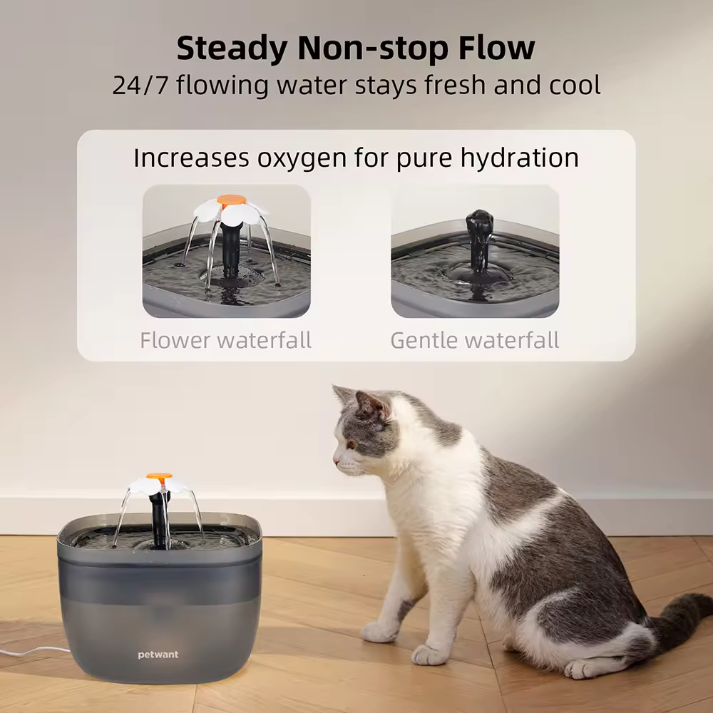 Super Endurance 3L Dual Power Supply Automatic Pet Feeder Plastic Dual Bowl Material Voice Broadcast Feeding Machine