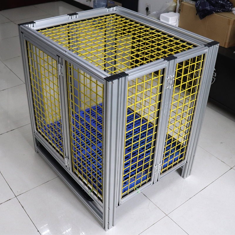 pet crates extra xxl large 90 cm big strong metal iron large size stainless steel foldable heavy duty dog cage and kennels