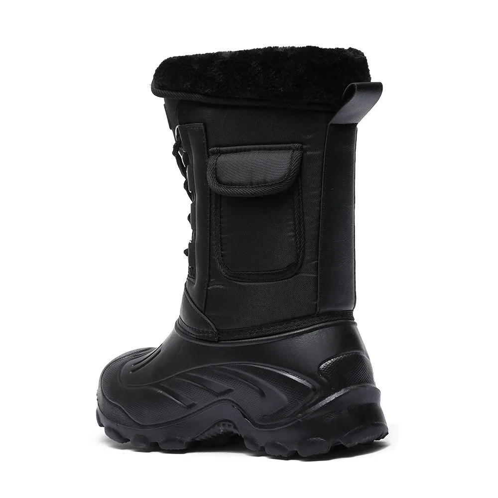 Mens winter snow boots outdoor fishing shoes snow hiking shoes 2024 mens outdoor walking fishing shoes mens sports shoes 241126