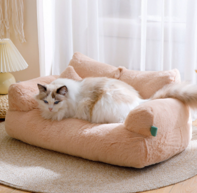 Small dog short plush sofa detachable cat litter cross-border pet supplies
