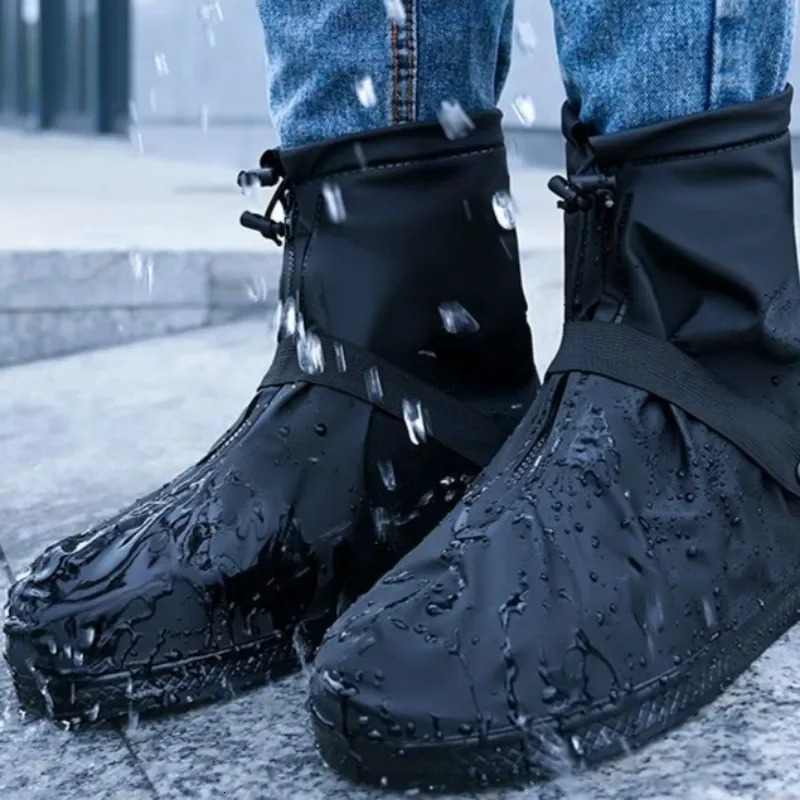 Mens shoes chefs footstool lightweight Galoshes cooking low mens rain boots motorcycle short cover comfortable work 241126